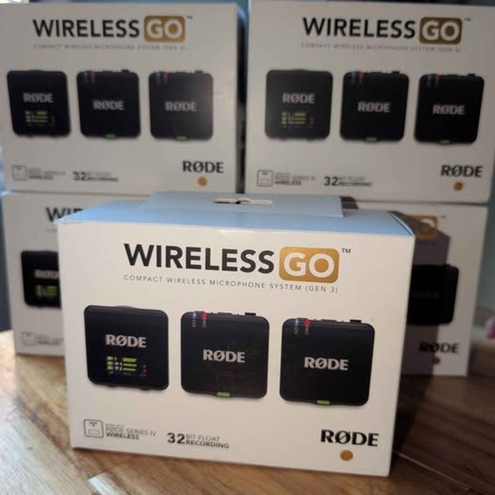 RODE Wireless GO Gen 3 Compact Wireless Microphone System (gen 3) NEW